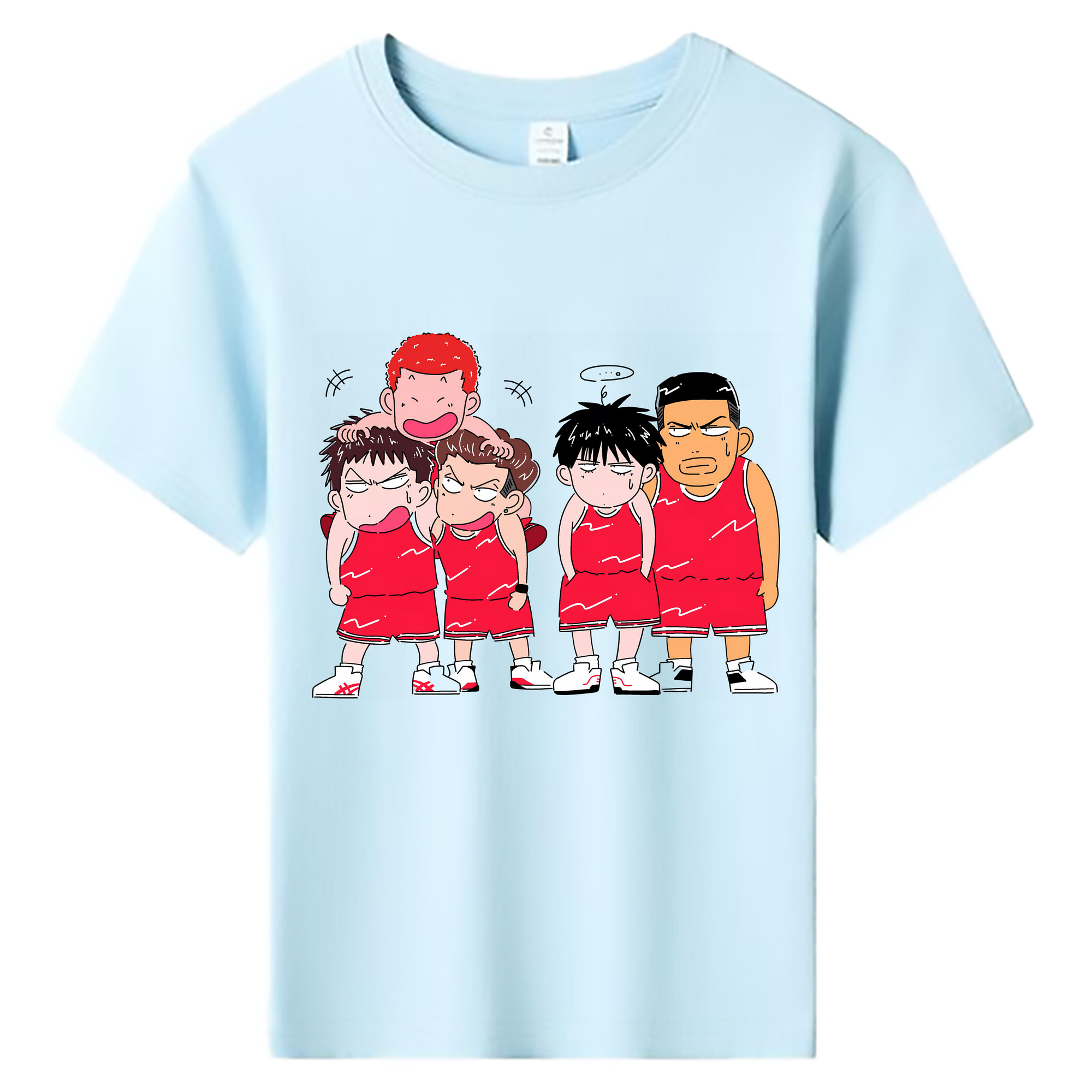 （画像用） SLAM DUNK／スラムダンク 綿100％キッズTシャツ（フロントプリント）